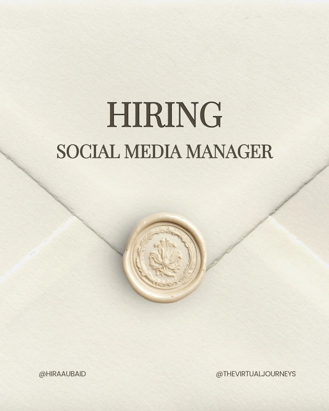 Hiring Social Media Manager 📣

Houston creatives, I'm looking for a talented Social Media Manager to join my team. This role will start as a contractor position with the potential to grow into a part-time role. If you&rsquo;re passionate about socia