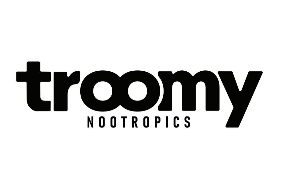 Logo of the brand 'Troomy' with the word 'Nootropics' underneath.