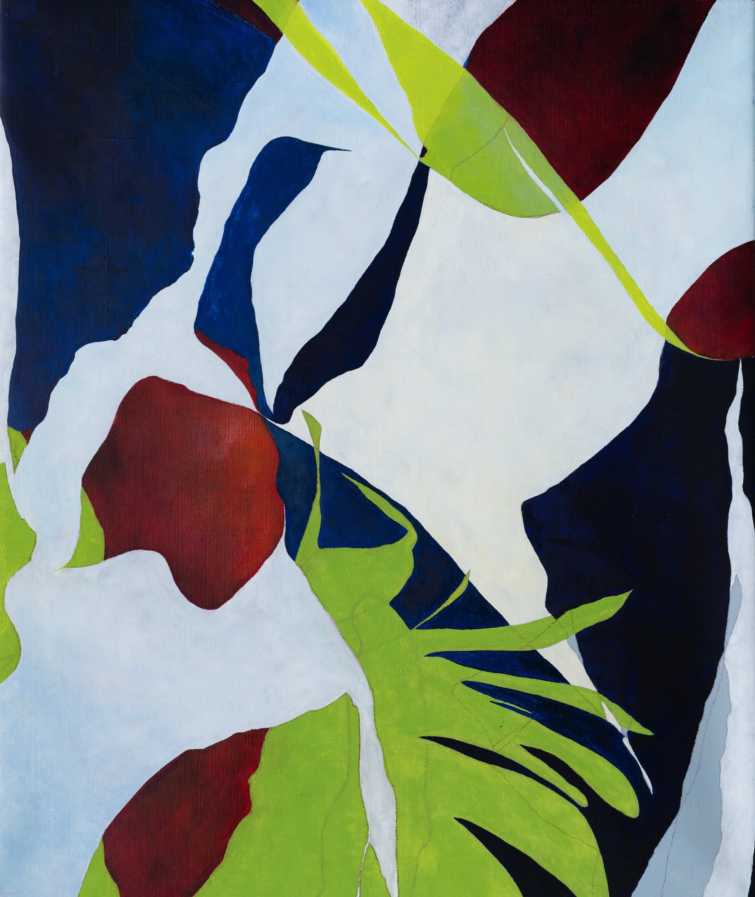 Behind the Front | oil on linen | 38 x 32