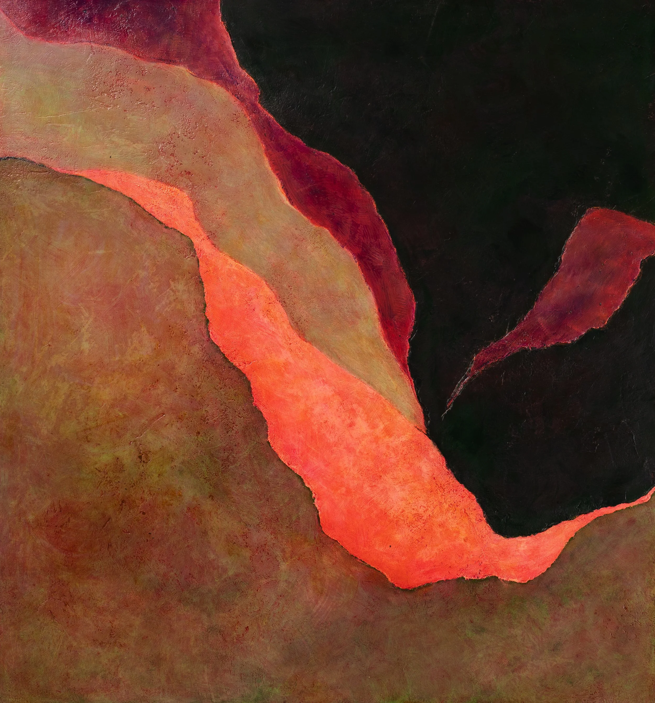 Bird's Eye View | oil on board | 23.875 x 25.675
