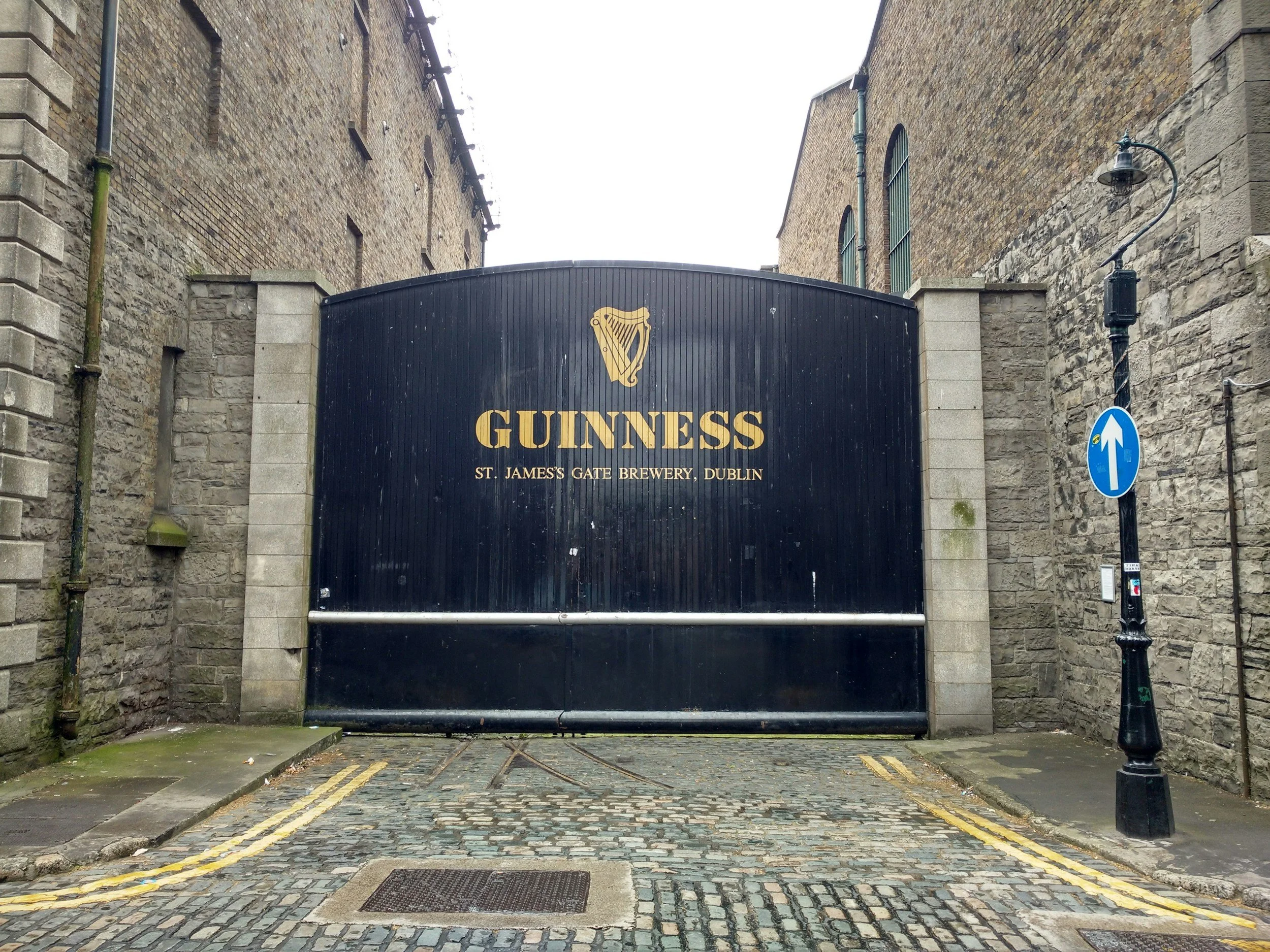 guinness brewery gates in dublin