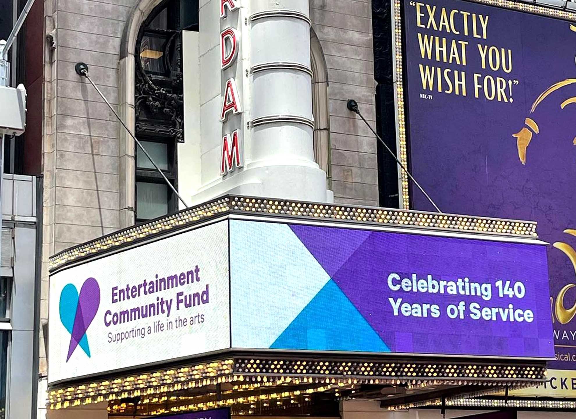 Times Square Digital Marquee Ad