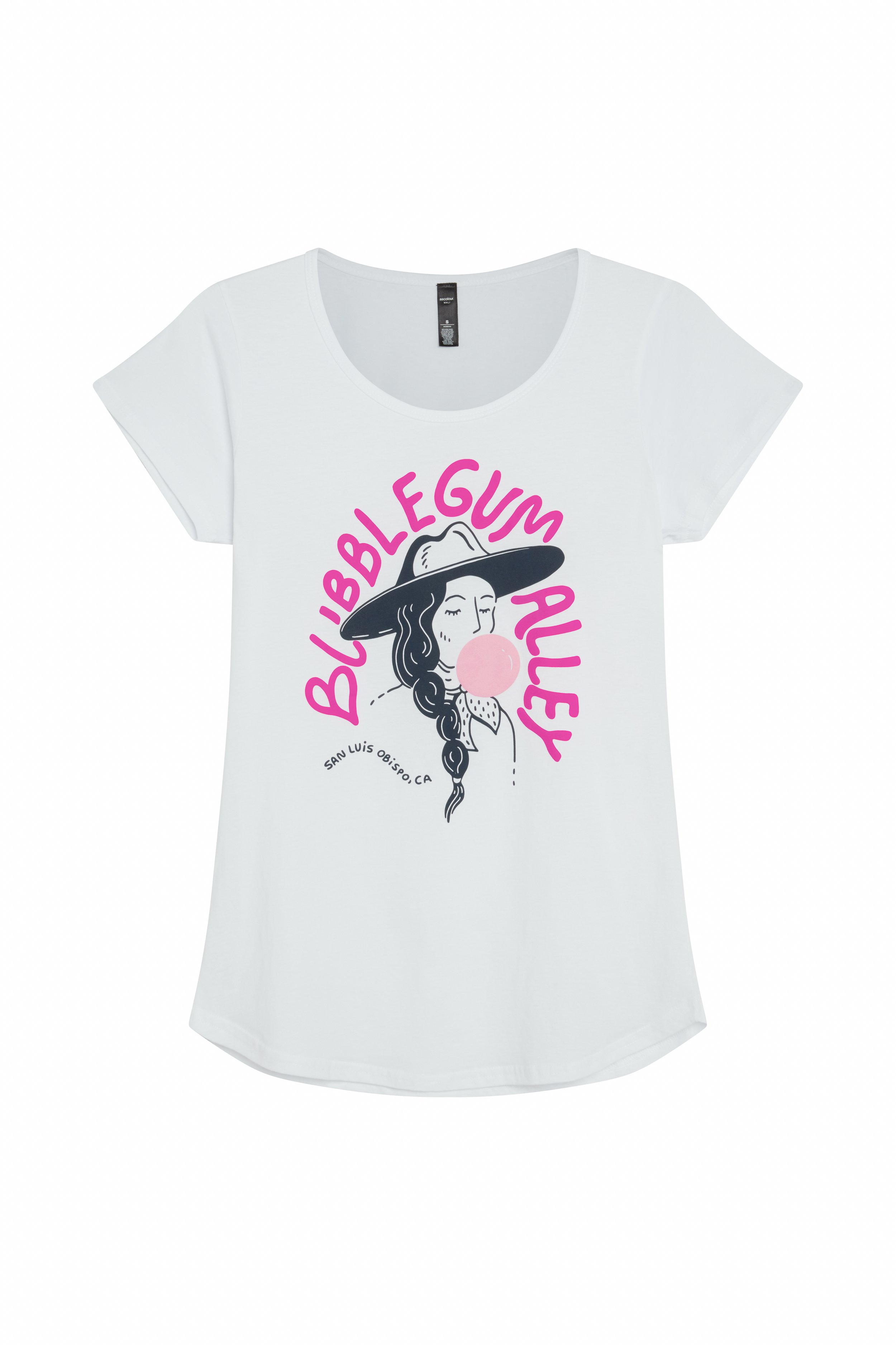 MALI_Bubble Gum Alley Tee_White_Front_0007.jpg