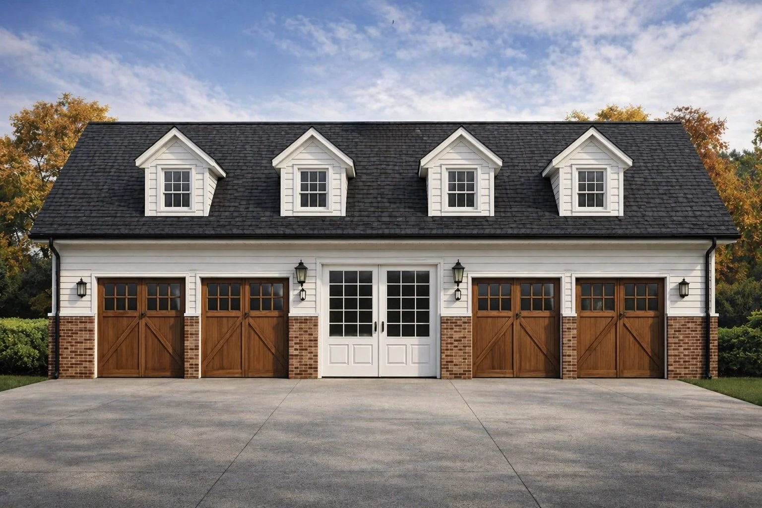 Detached Craftsman Garage - 1,560 Sq. Ft. (24’X65’) (Pro)
