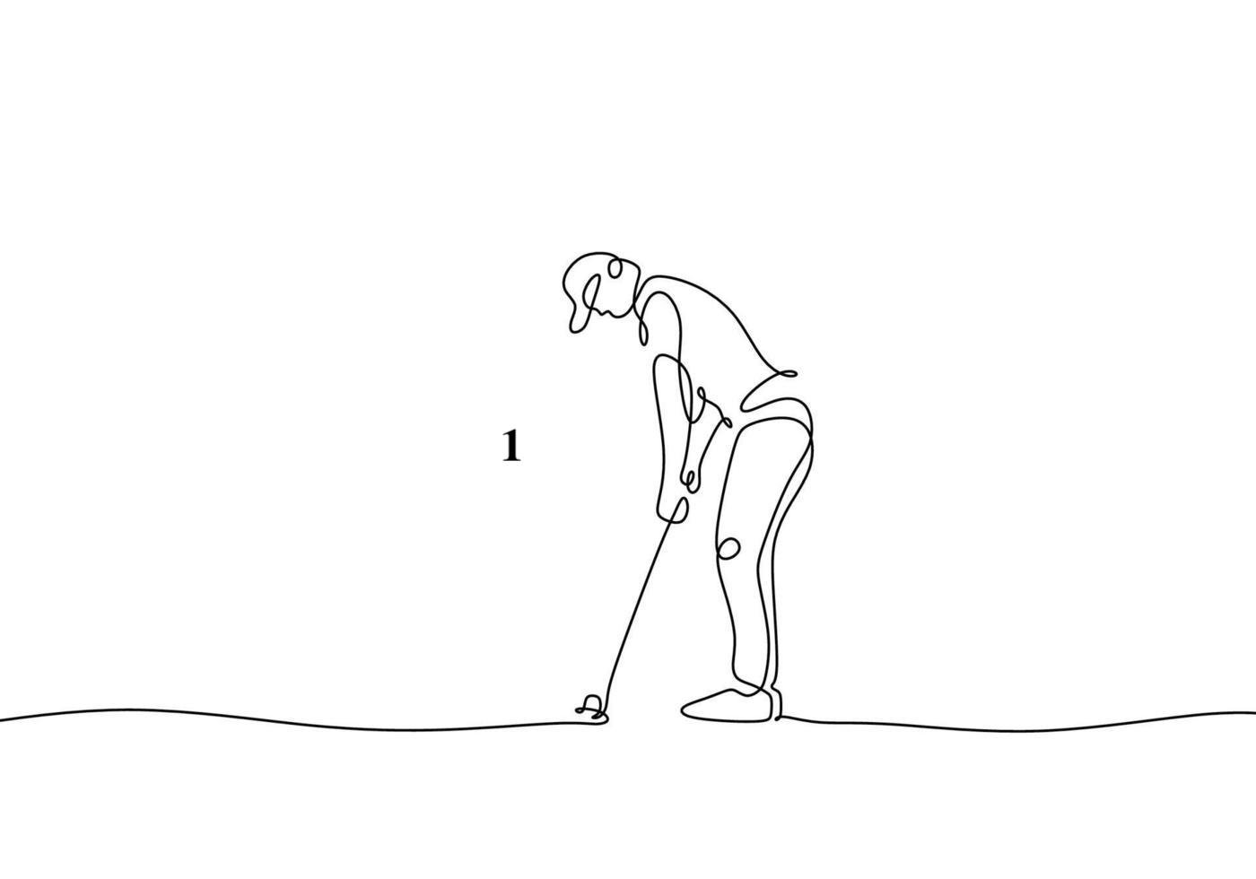 Single Golfer
