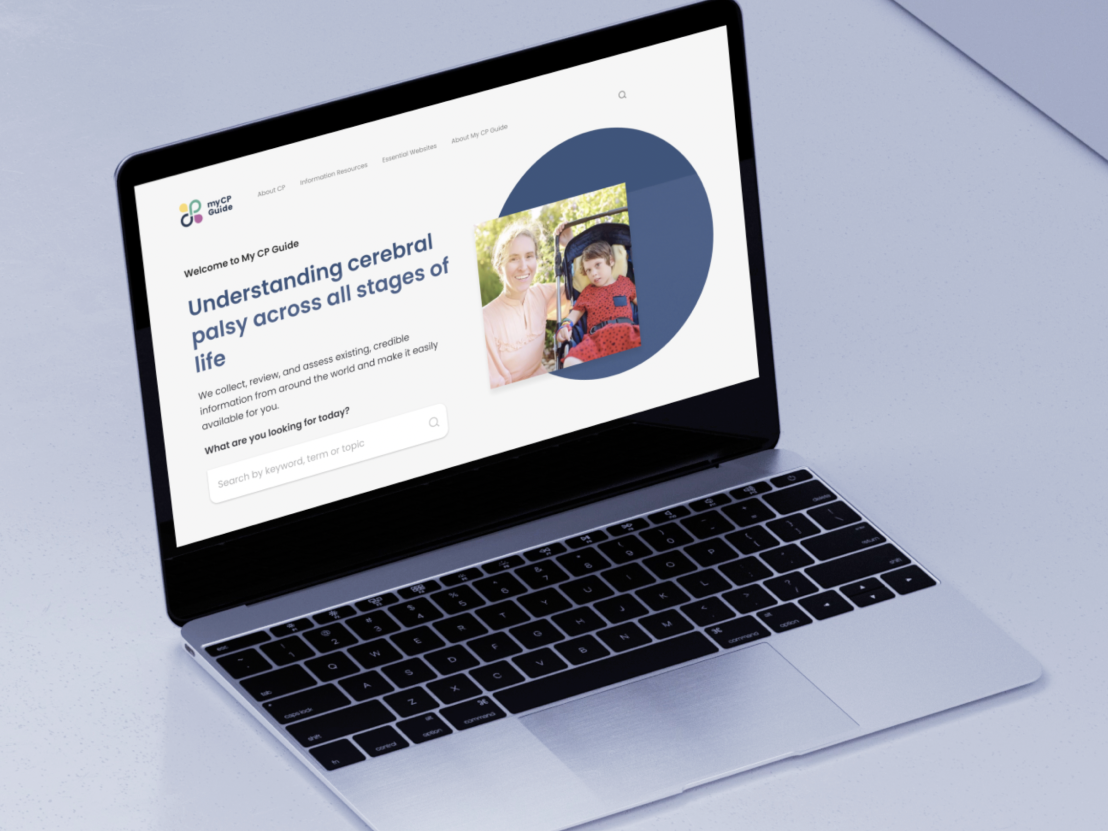 my cp guide website homepage mockup