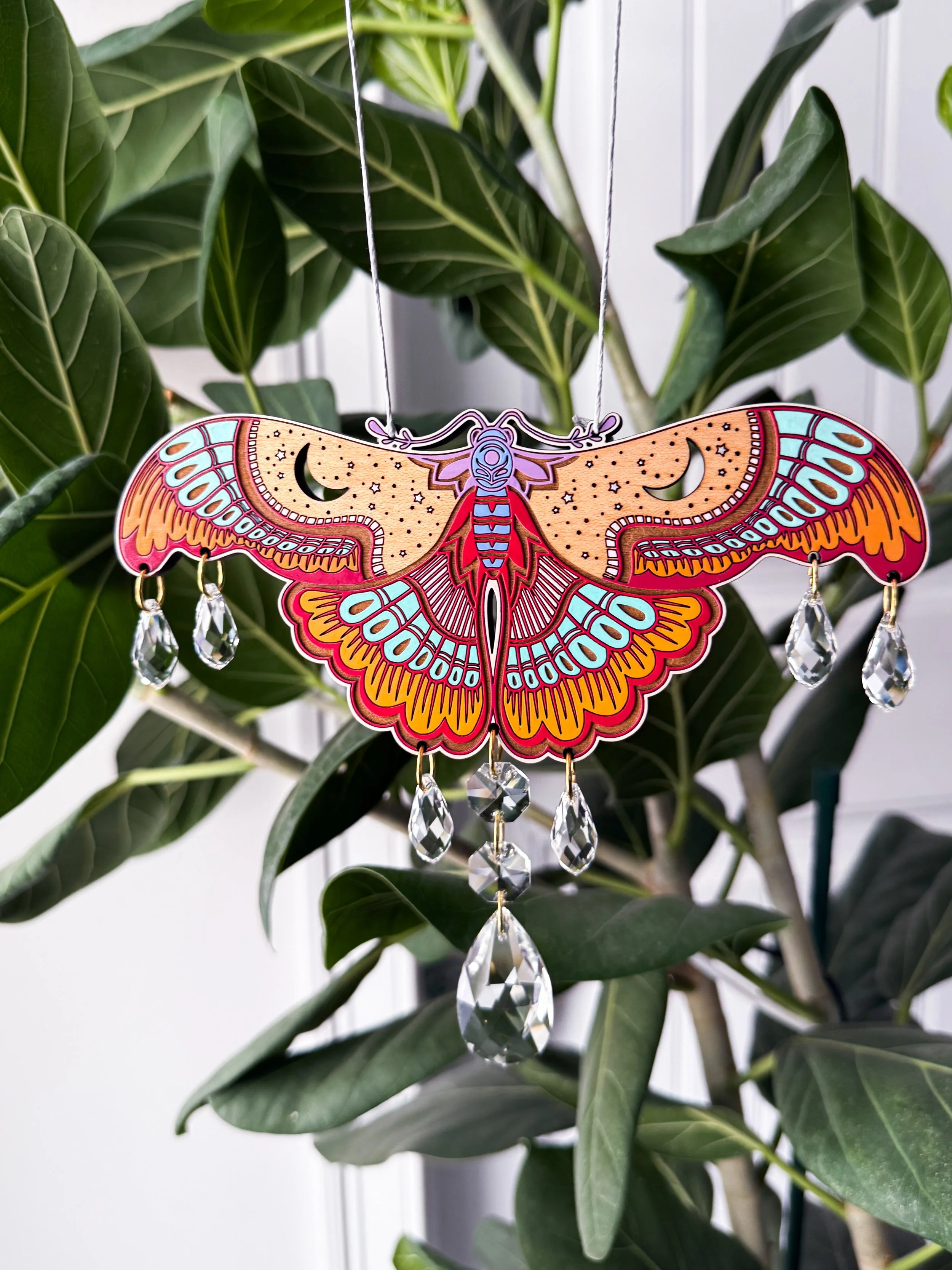 Moon Moth Suncatcher