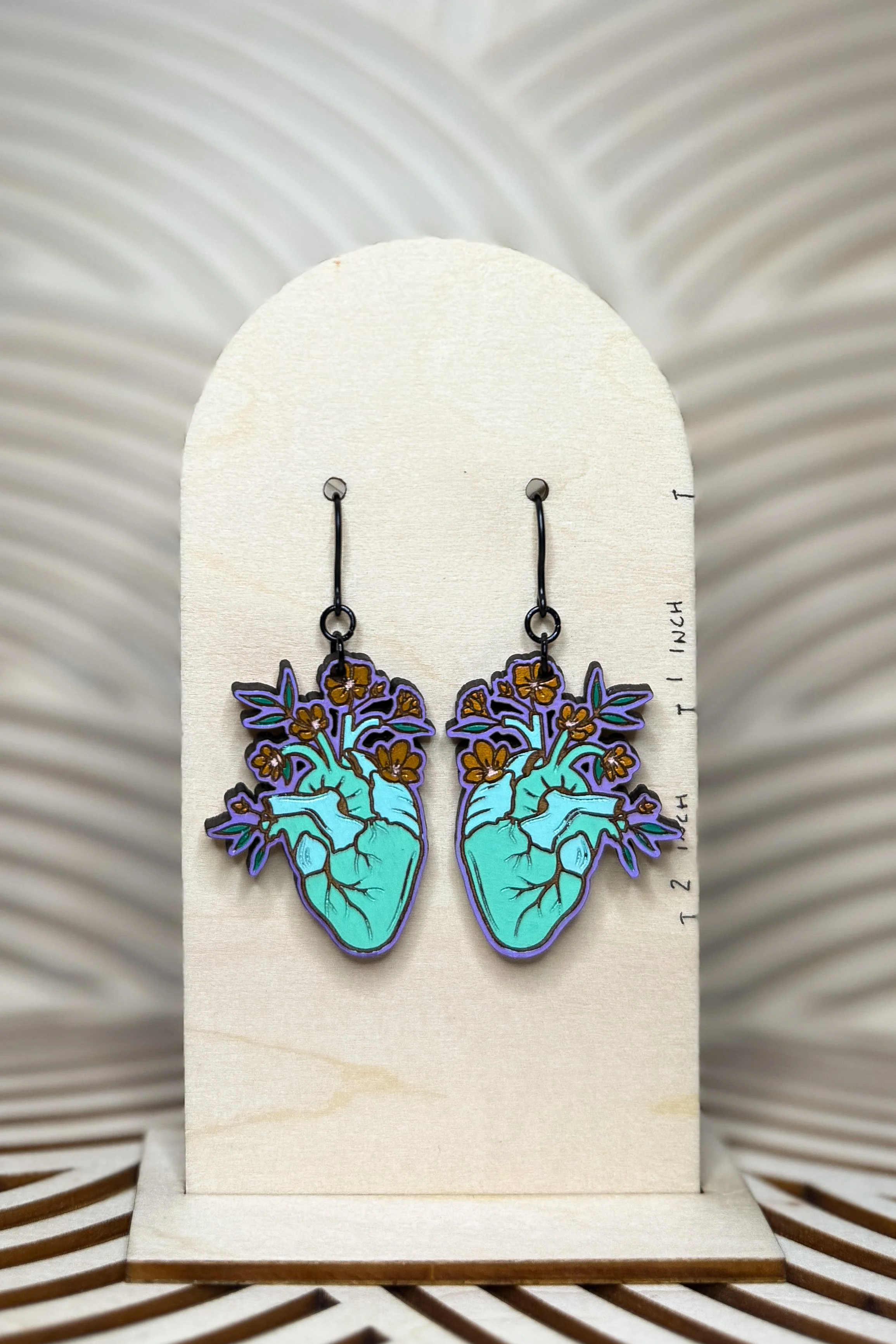 Floral Anatomical Heart