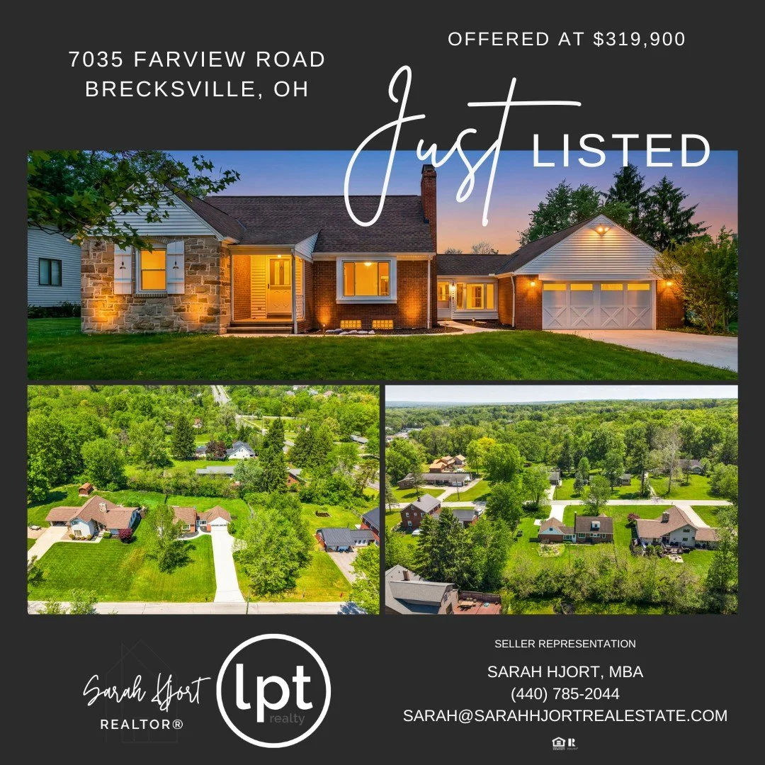 This home has had a lot of activity since hitting the market yesterday and it is easy to see why!

A brick Cape Cod in Brecksville on a half-acre lot. Renovated kitchen with white cabinetry, pull-out shelves, stone countertops and stainless steel app