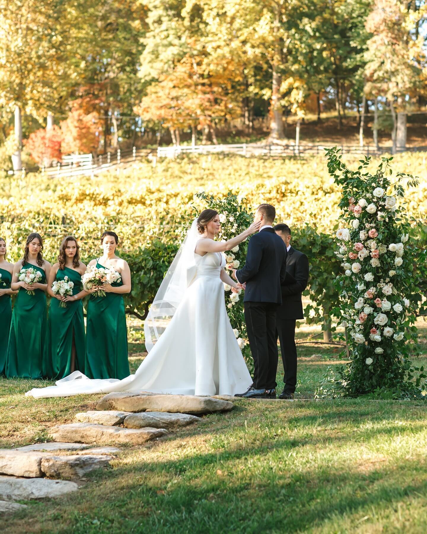 Wedding Season is almost here!! The Vineyard provides the perfect backdrop for your I Do&rsquo;s! 

📷 @kiaratheinnovator 
👰&zwj;♀️ @lobro92 

#thevineyardathighholly #scalymountain #highlandsnc #vineyardwedding #weddingvenue