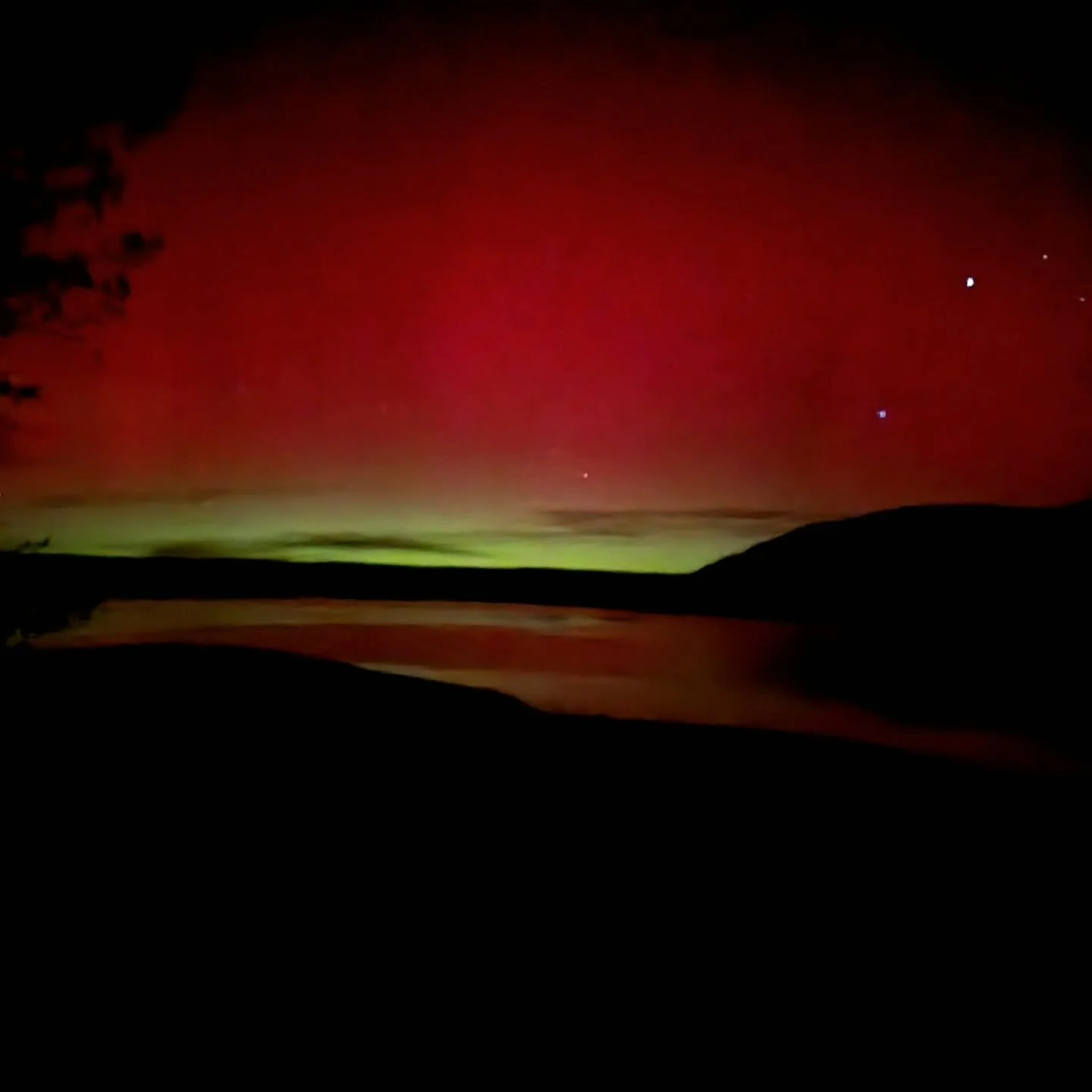 The Northern Lights in southwestern Colorado