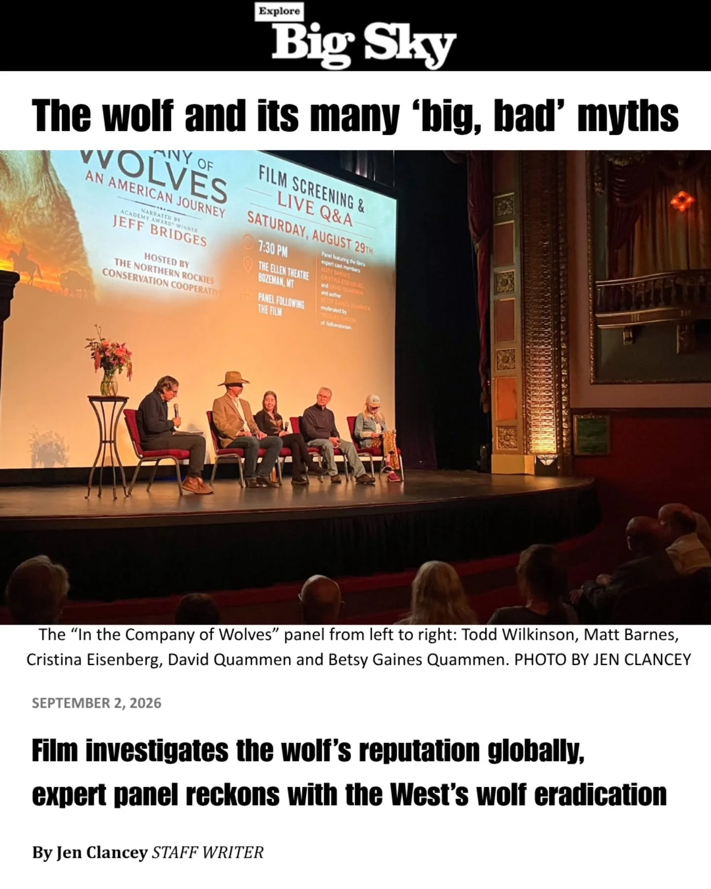 >> Like a shadow, the North American wolf&rsquo;s mythic reputation looms larger and darker than the actual being. How wolves have been perceived globally&mdash;and their impact on prosperous industries&mdash;has led to a wide eradication of th