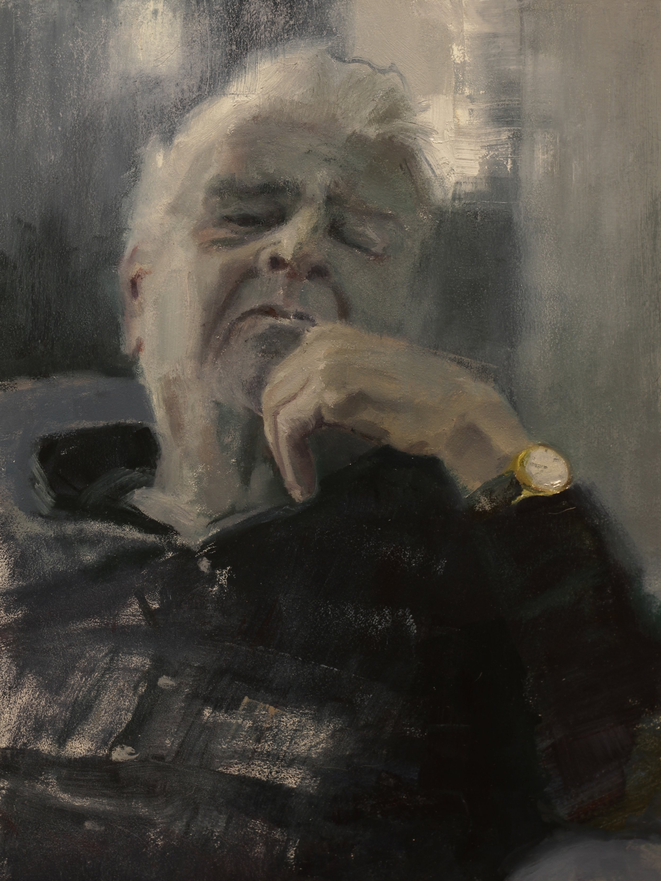 Henry, 6x8 oil on panel