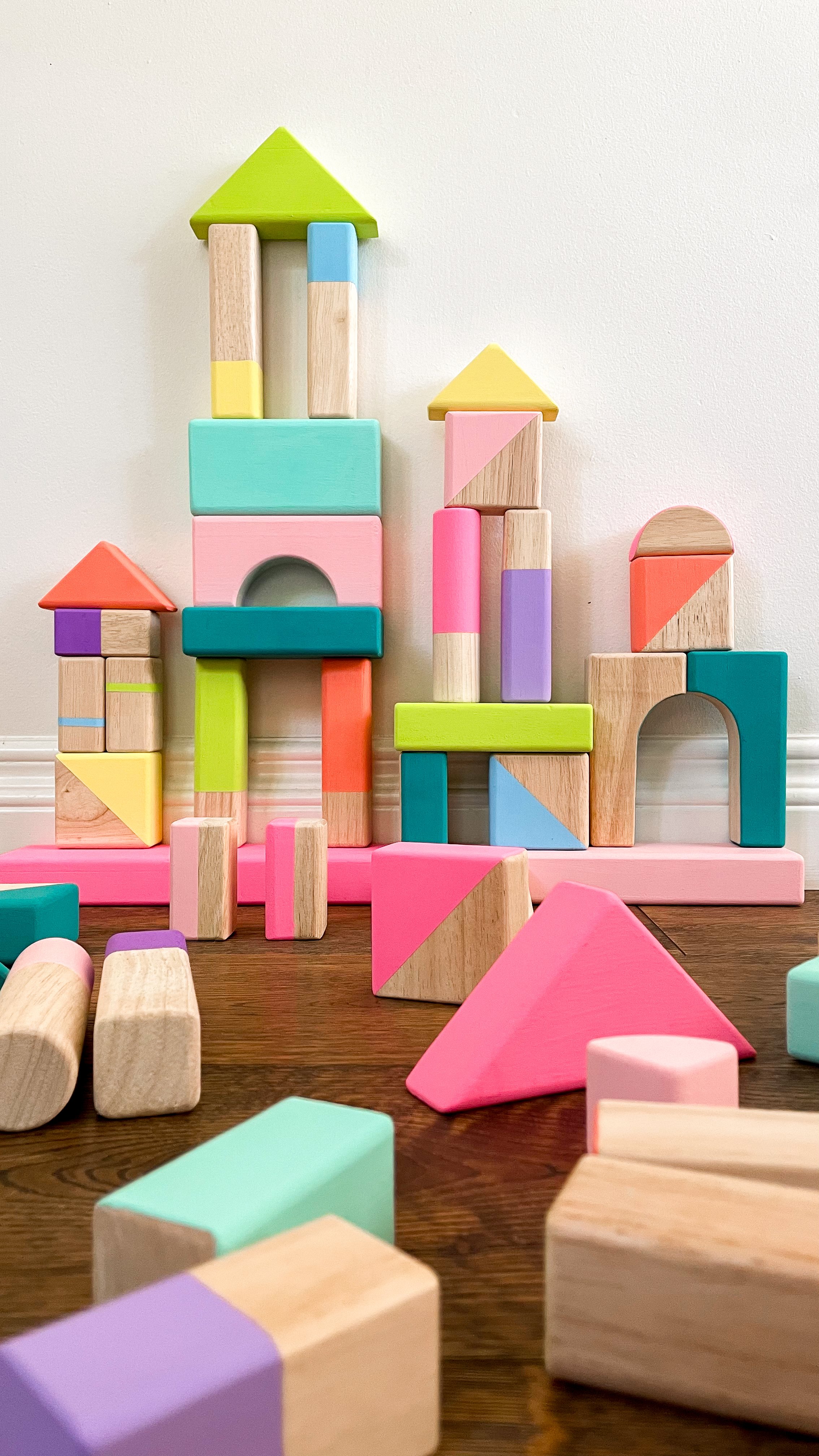 DIY Painted Blocks (Free Tutorial)