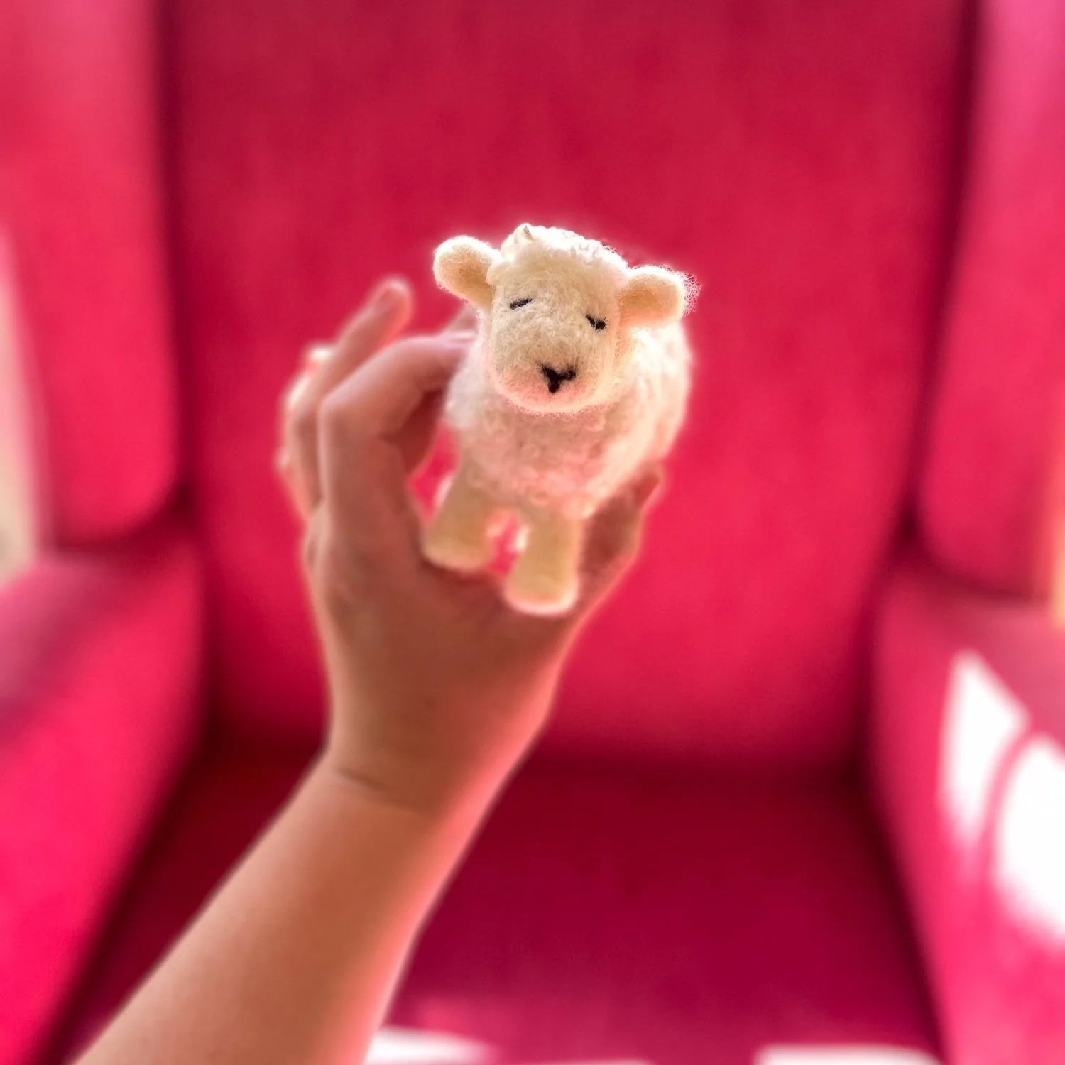 Handmade Needle Felted Sheep