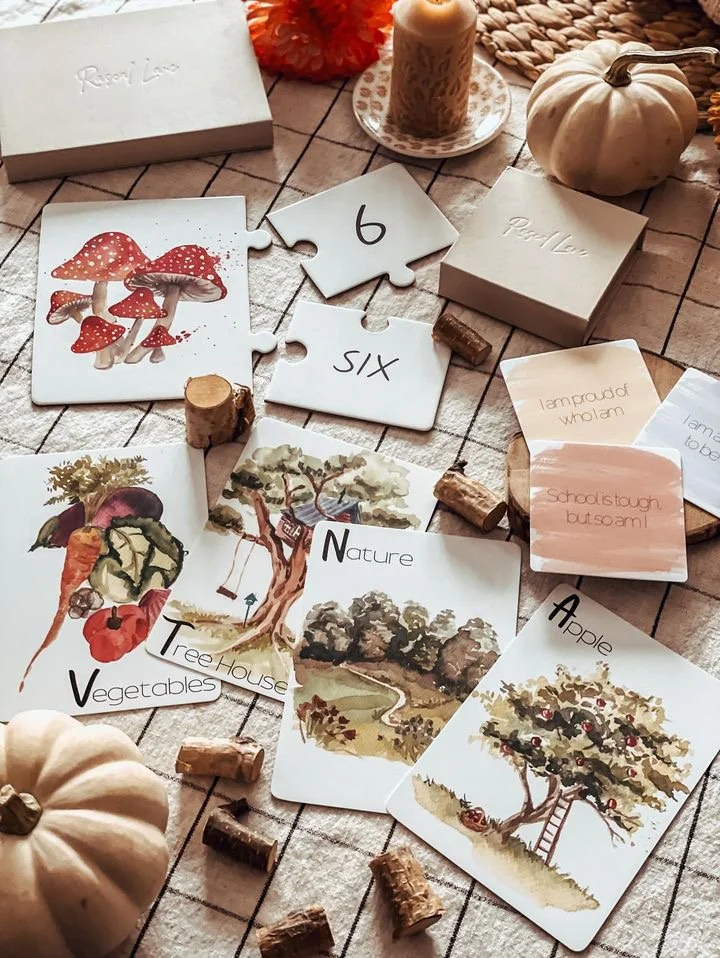 educational flash cards