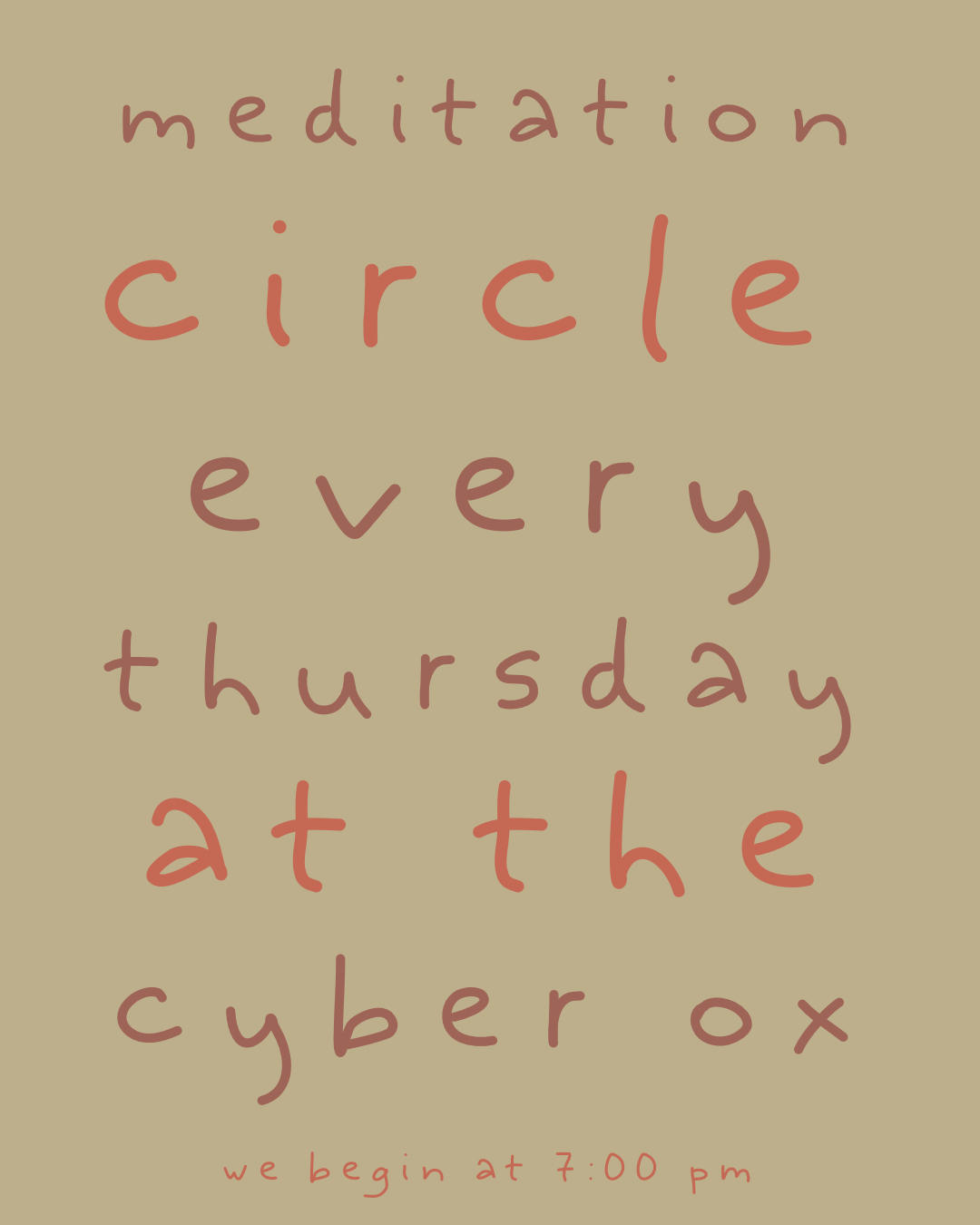 MEDITATION CIRCLE