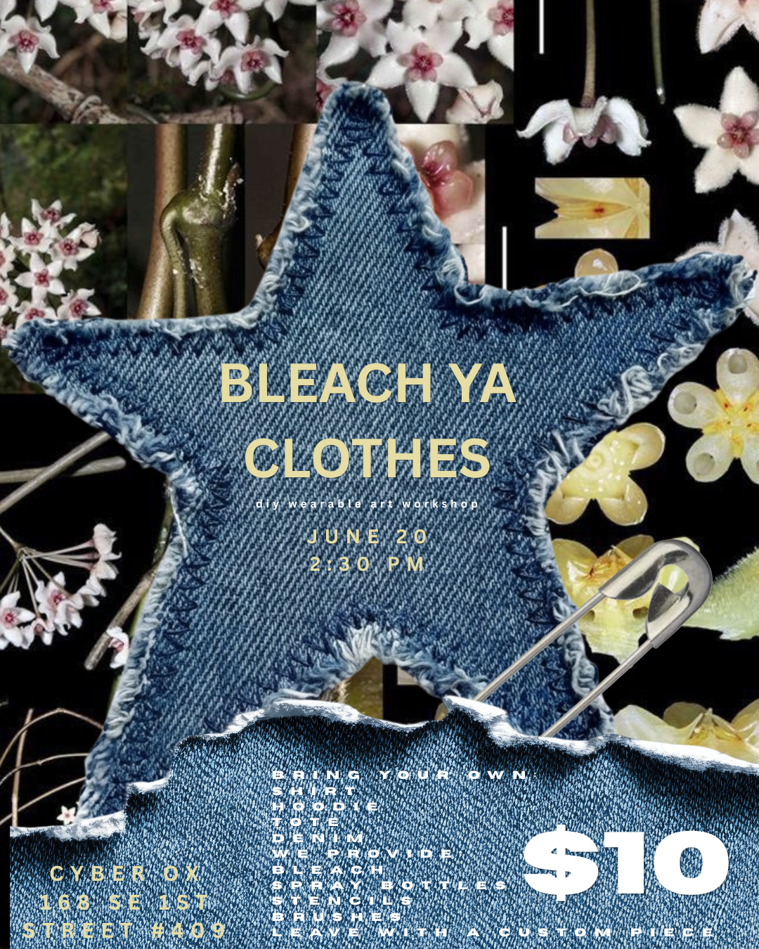 BLEACH YA CLOTHES