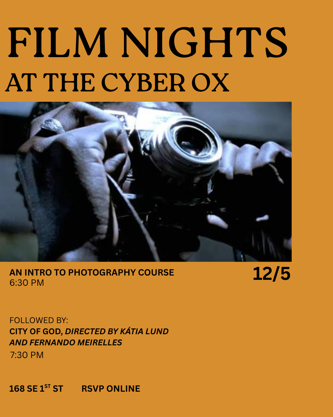 PHOTO WORKSHOP + MOVIE TICKET