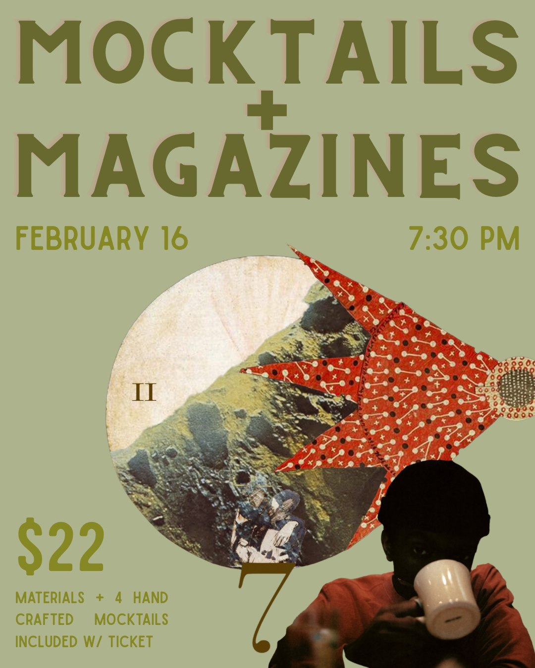 MOCKTAILS + MAGAZINES