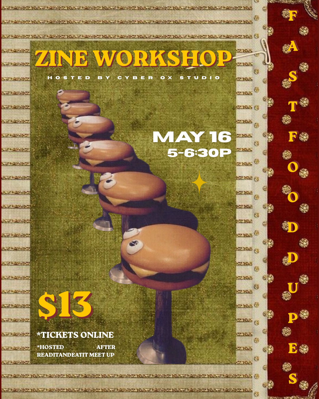 ZINE WORKSHOP TICKET