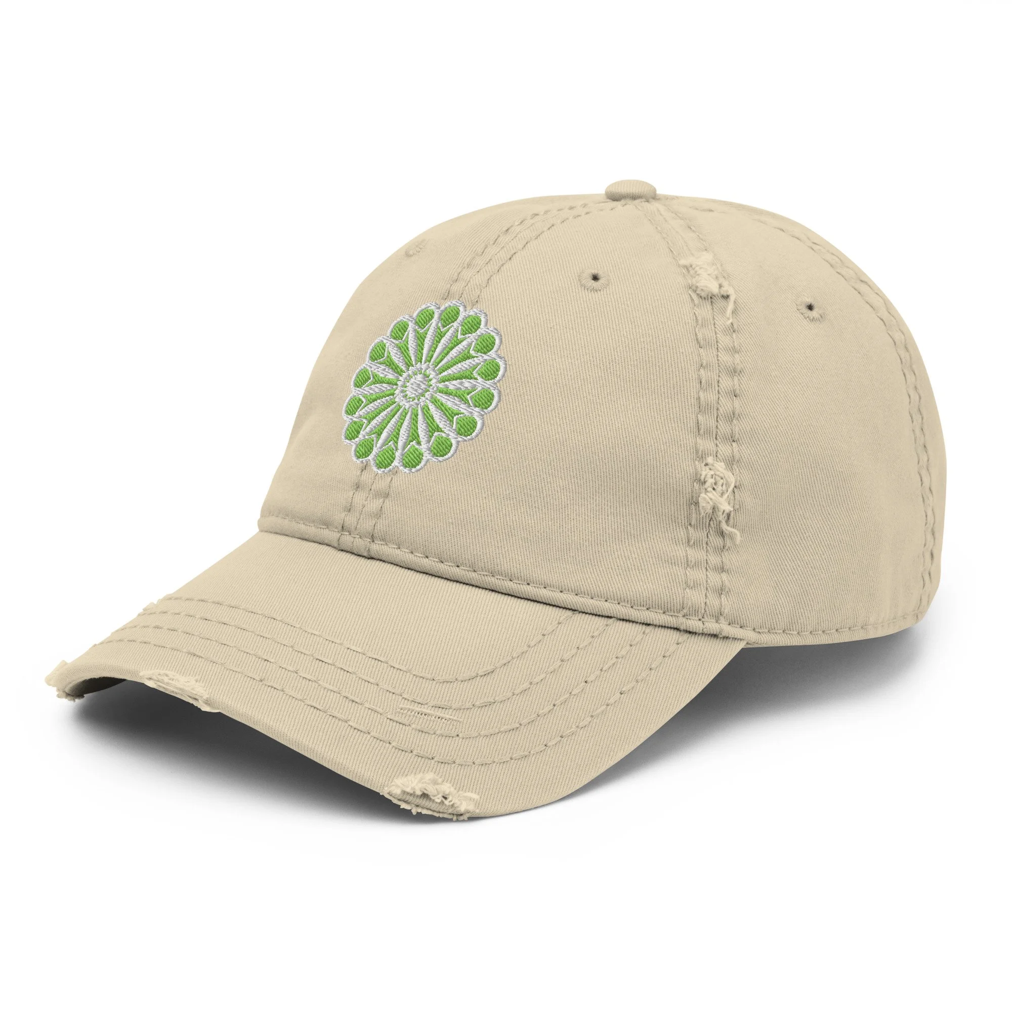 distressed-dad-hat-khaki-left-front-687c84920465e.jpg