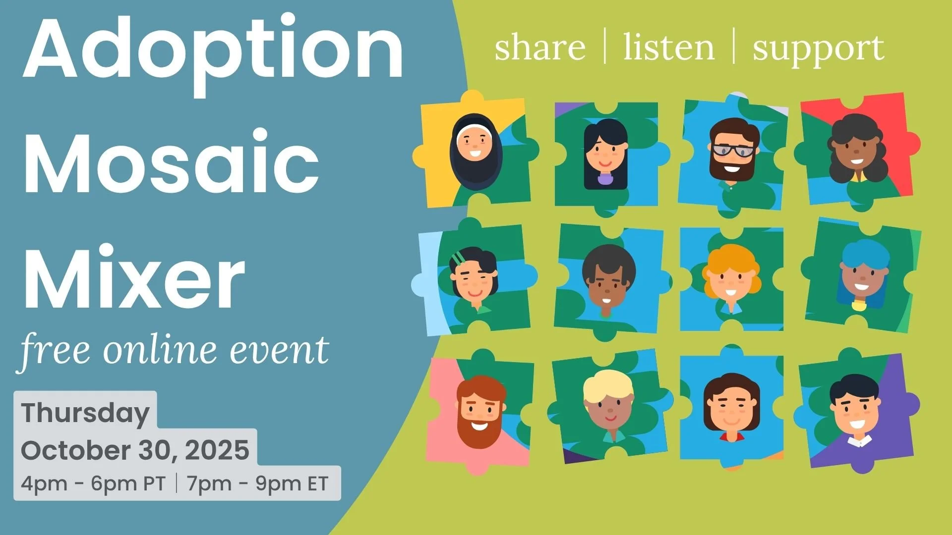 Adoption Mosaic Mixer (Adoptee Only)