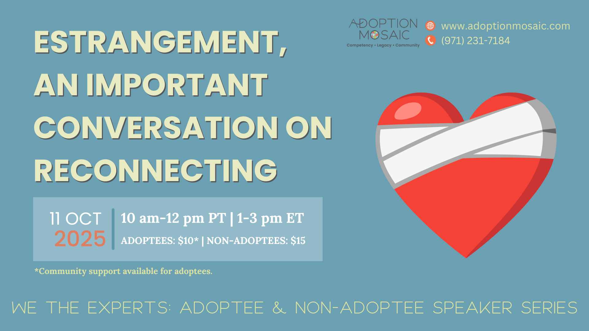 Estrangement, An Important Conversation on Reconnecting