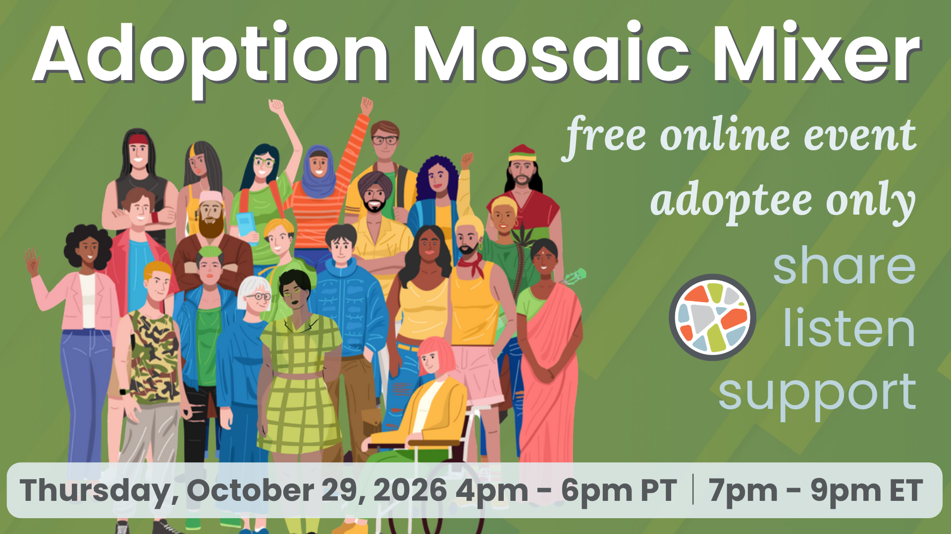Adoption Mosaic Mixer - FALL