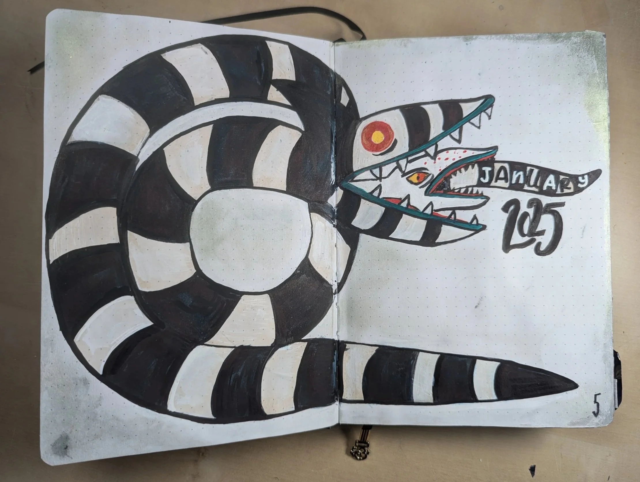 2025 Custom - "Tim Burton-esque" Journal