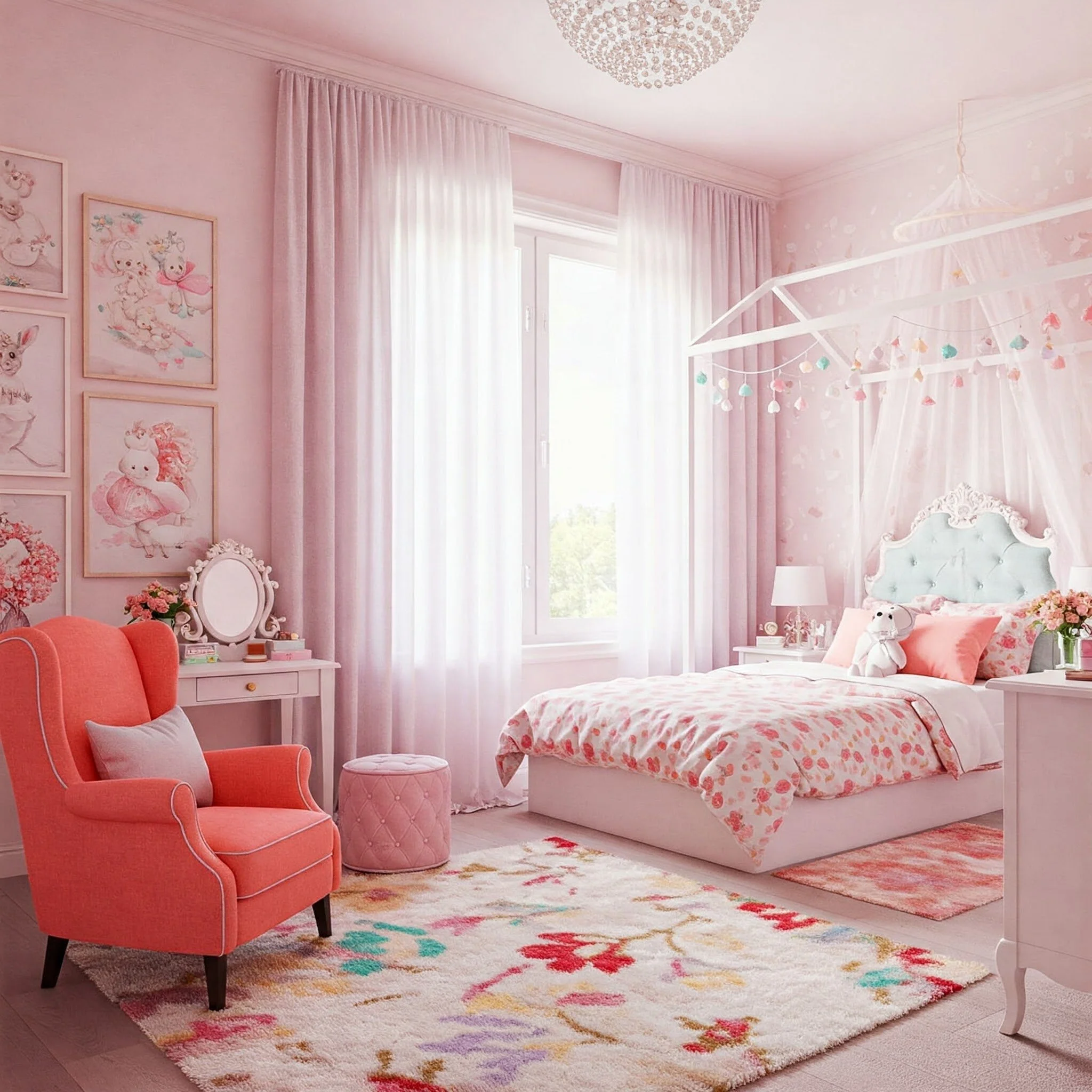 15 Pink Girls Bedroom Ideas For Dreamy Decor