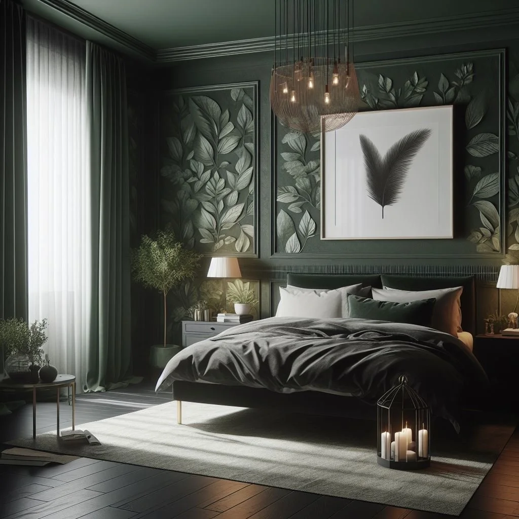 15 Elegant Dark Green Bedroom Ideas for Tranquility