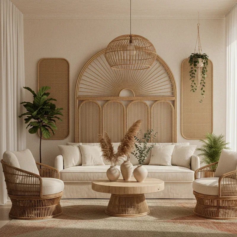 Rattan Living Room Ideas