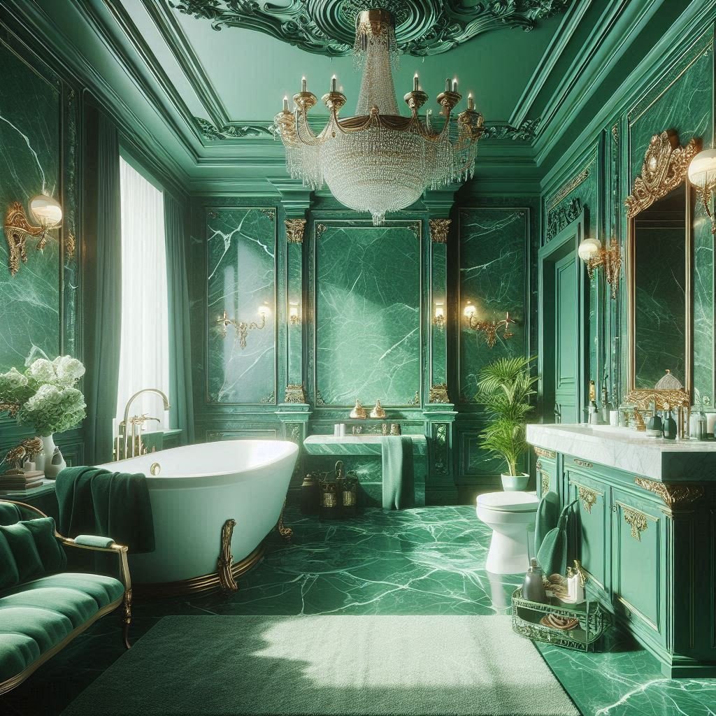 15 Emerald Green Bathroom Ideas for Luxe Elegance