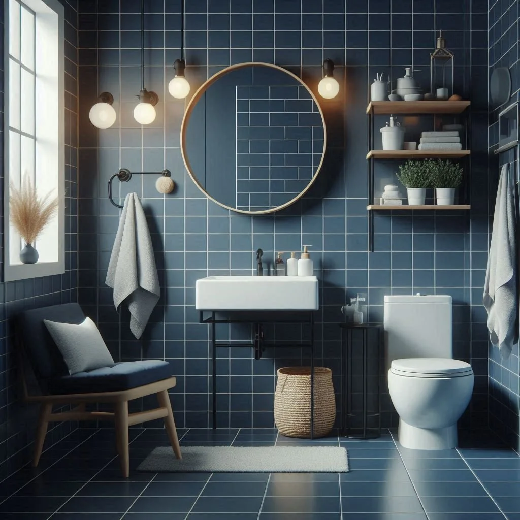 15 Navy Blue Bathroom Ideas for a Bold Look