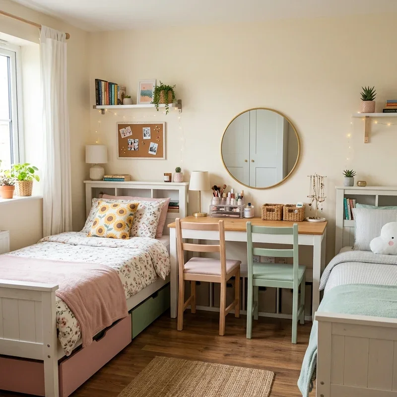 Small Bedroom Ideas for Two Sisters