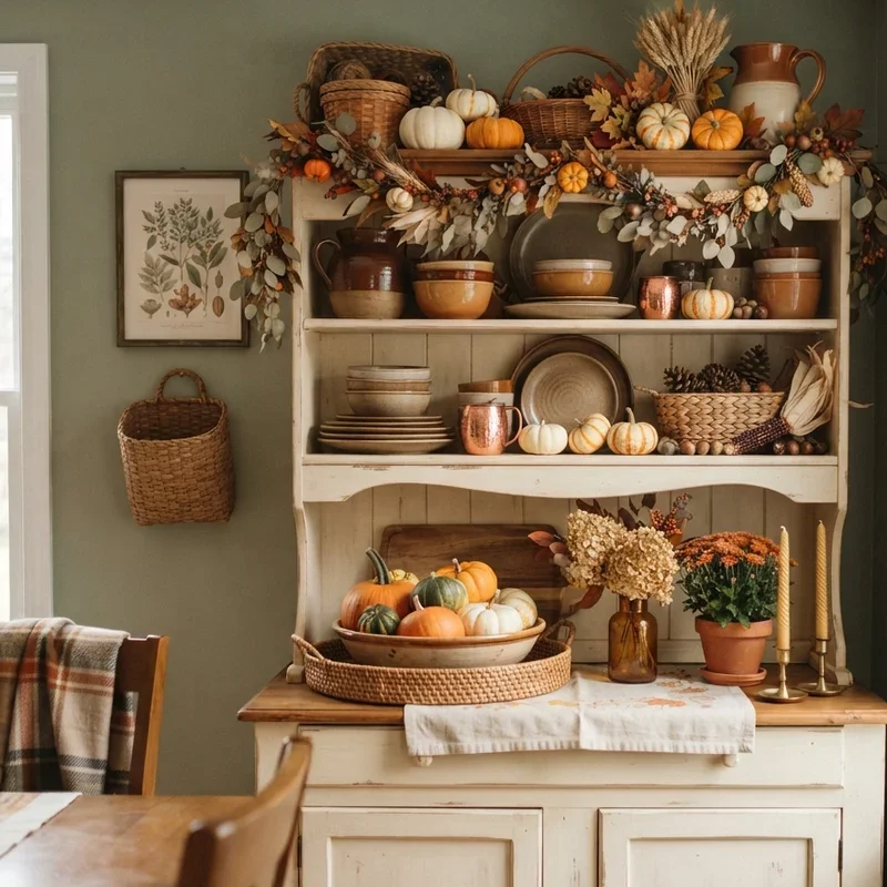 Dining Room Hutch Decor Ideas