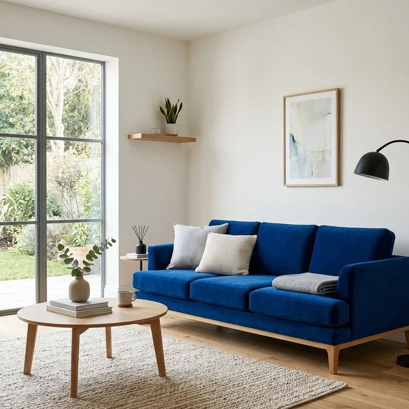Royal Blue Couch Living Room Ideas