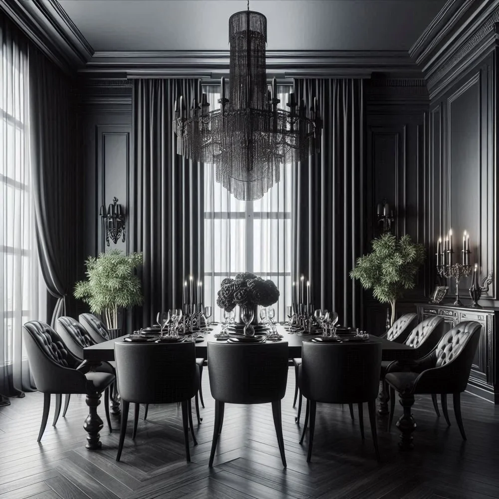 15 Stylish Black Dining Room Ideas for Elegance