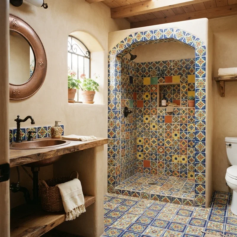 Mexican Tile Bathroom Ideas