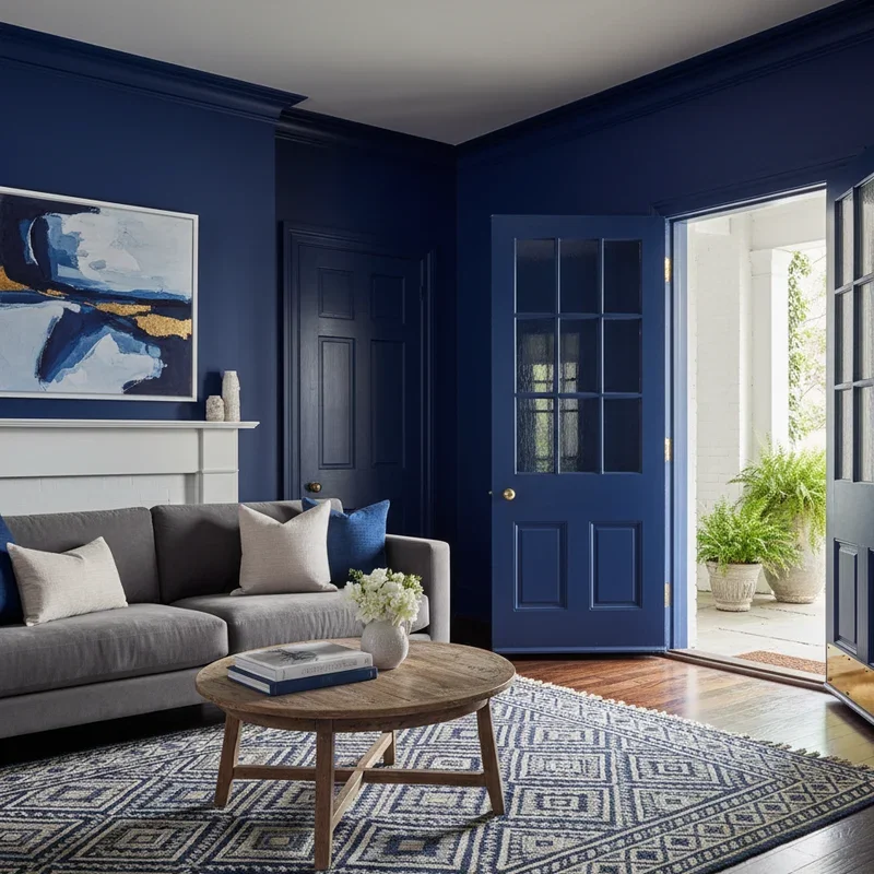 Navy Blue Room Ideas