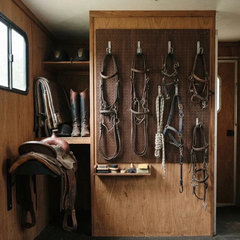 Small Horse Trailer Tack Room Ideas