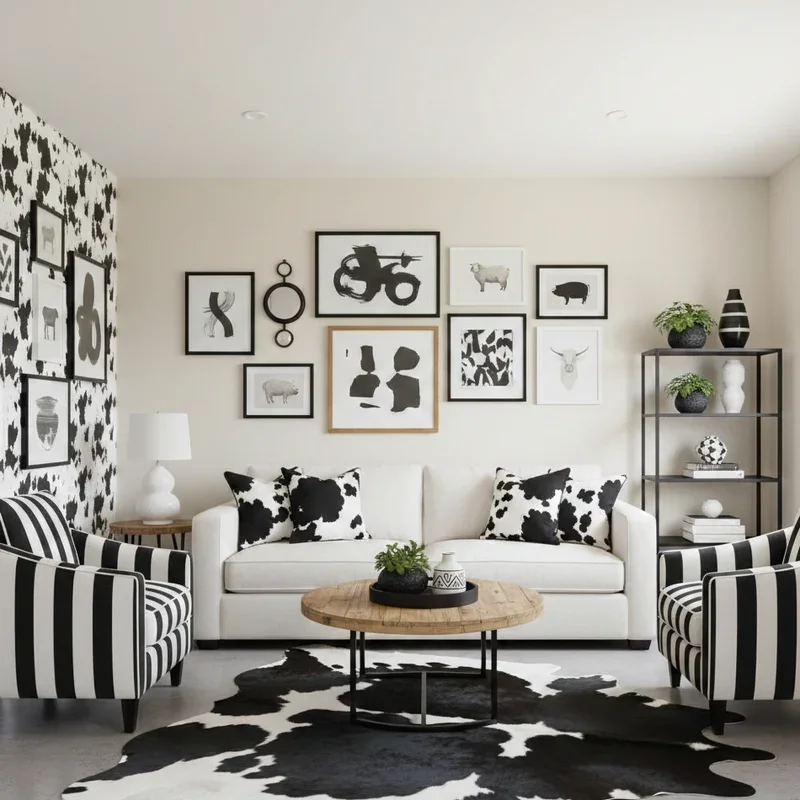 Cow Print Room Ideas