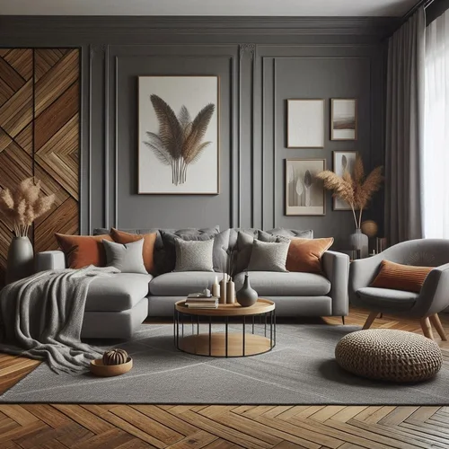 15 Elegant Grey and Brown Living Room Ideas