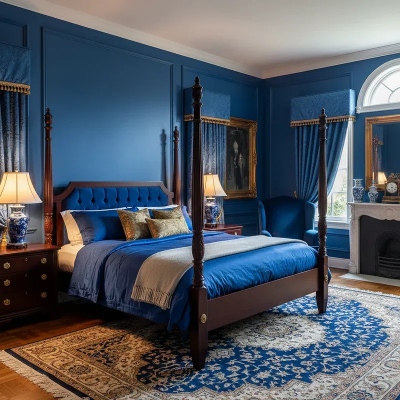 Royal Blue Bedroom Ideas