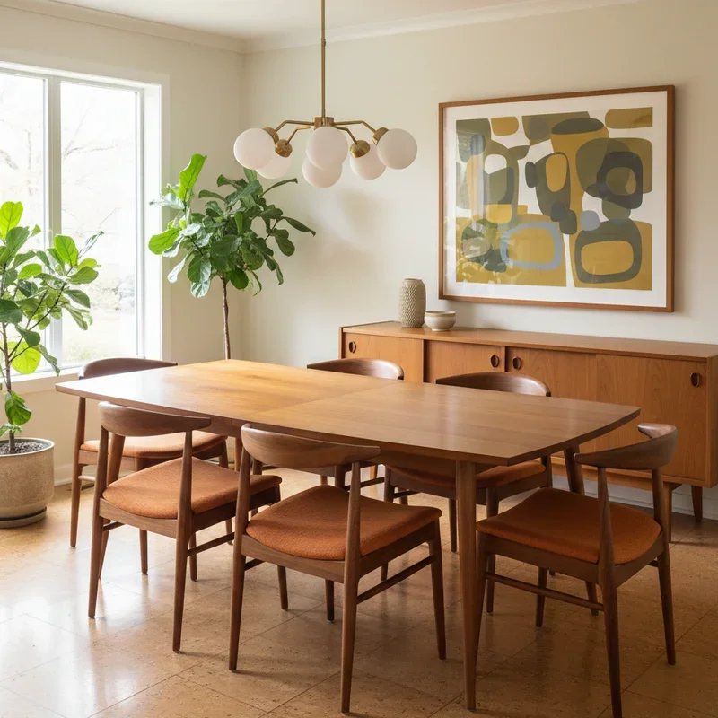Mid Century Modern Dining Room Ideas