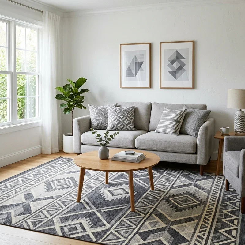 White and Gray Living Room Ideas