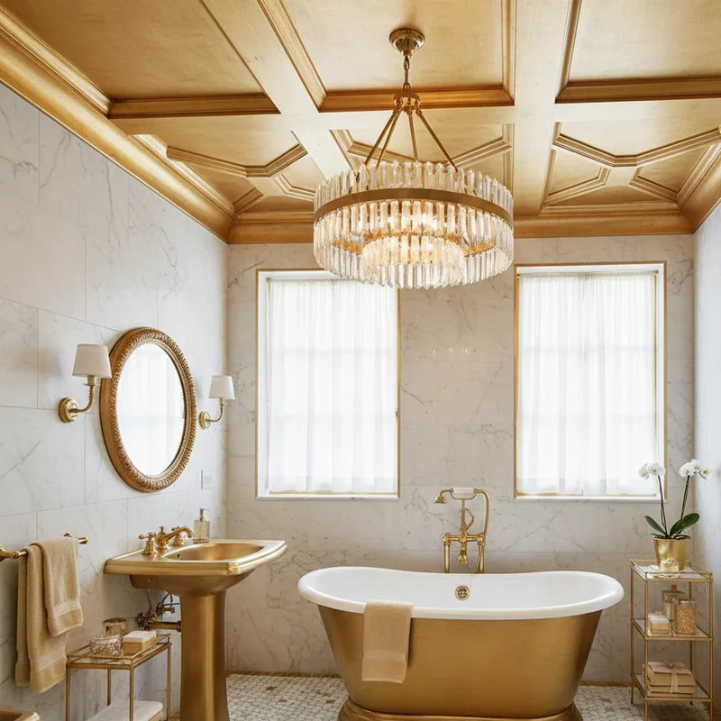 Gold Bathroom Ideas
