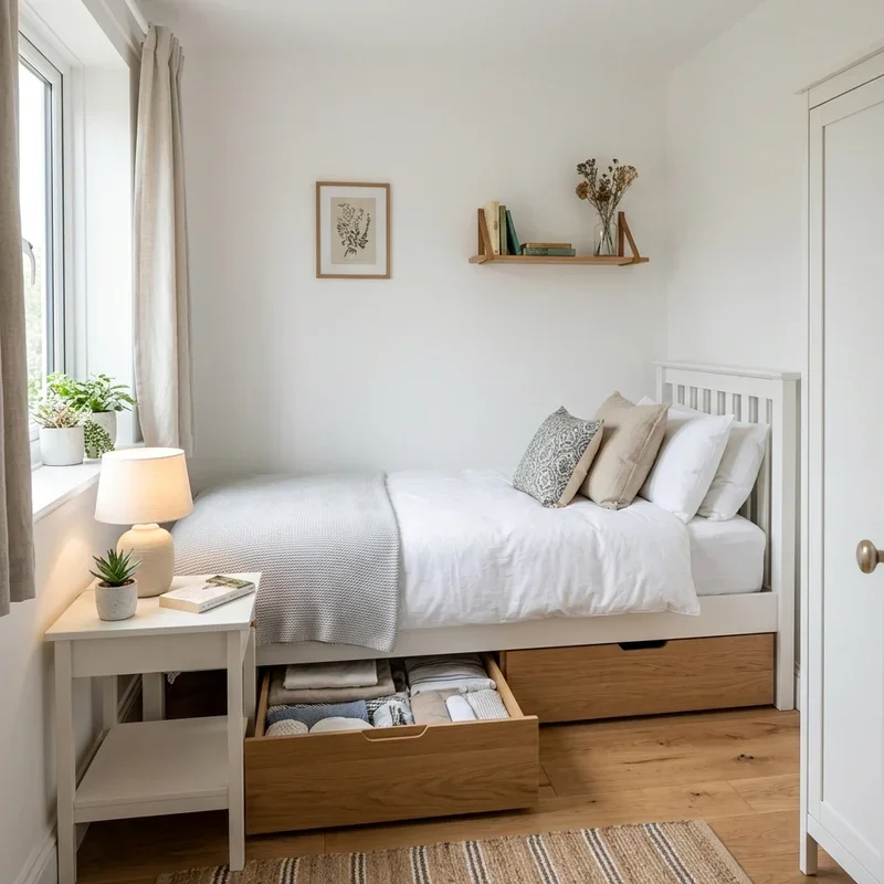 Small White Bedroom Ideas
