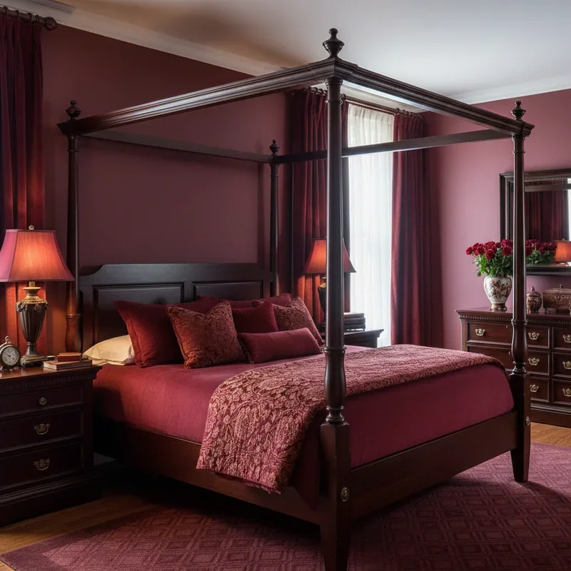 Burgundy Bedroom Ideas